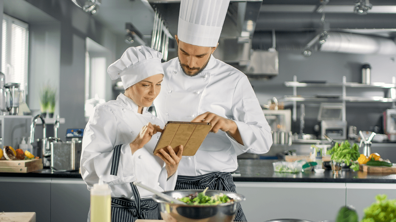 chefs preparing a meal