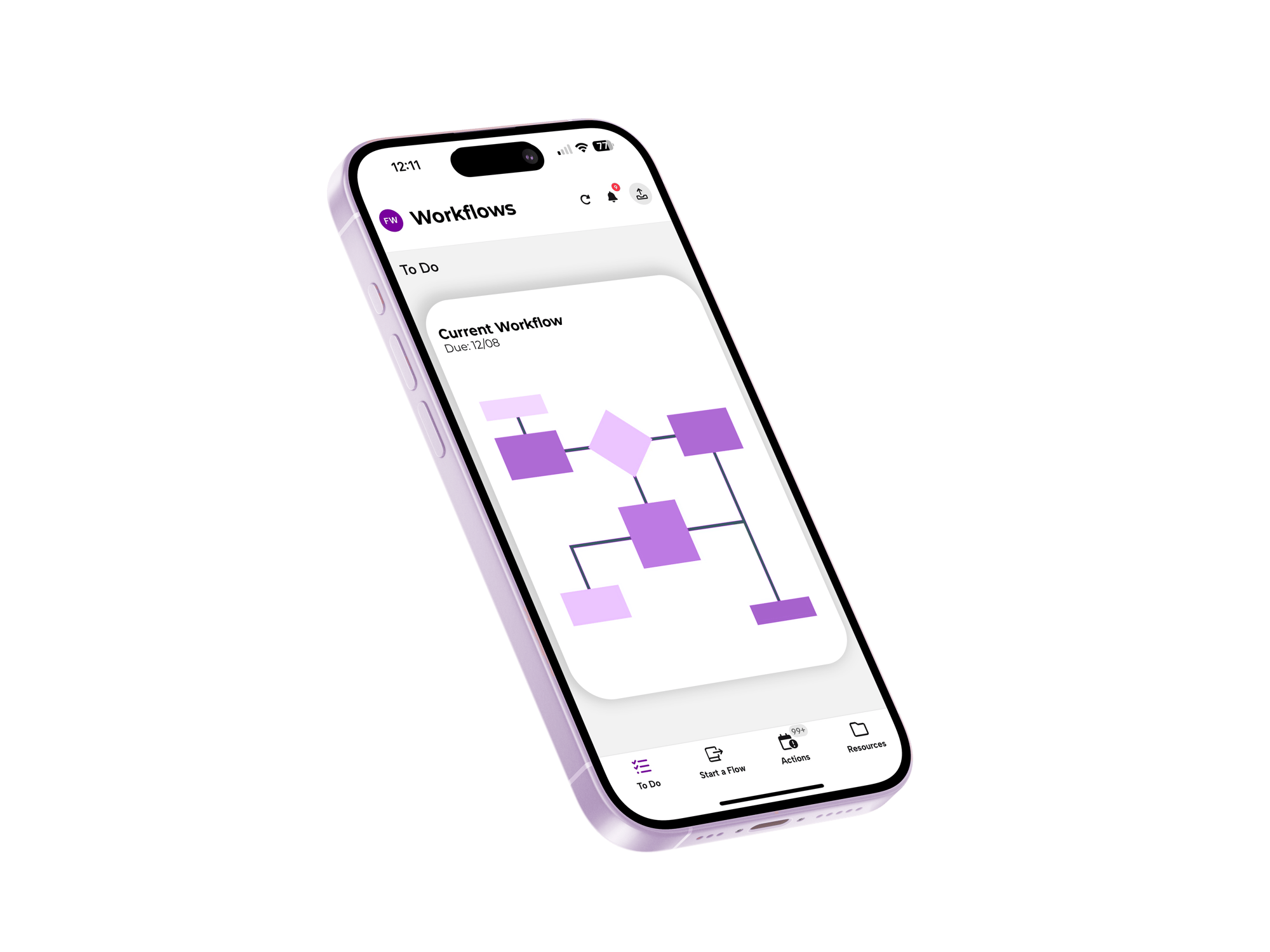 Workflow Phone Mockup