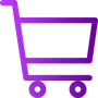 Shopping Cart - Purple