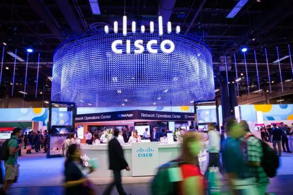 Cisco stand in Vegas